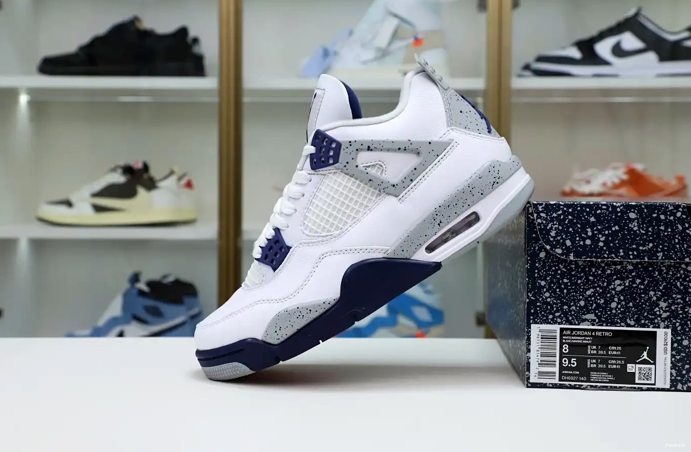 RETRO JORDAN AIR 4 DH6927-140 NAVY
